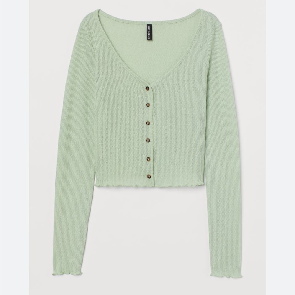 Pista green H&M crop top